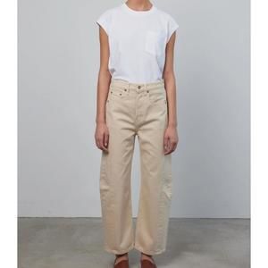 NEW B SIDES natural lasso jean in beige
